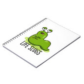 ライフ スラグ ファニー アニマル パン ノートブック (左側)