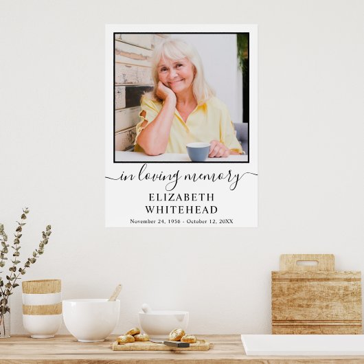 ライフ セレブレーション ミニマル フォト ポスター (キッチン)