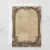 ライフ セレブレーション ヴィンテージ ビクトリアン フレーム 招待状 (裏面)