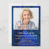 ライフ セレブレーション 個人写真メモリアル 招待状 (正面)
