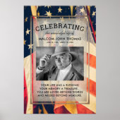 ライフ セレブレーション 愛国的な写真 記念碑 ポスター (正面)