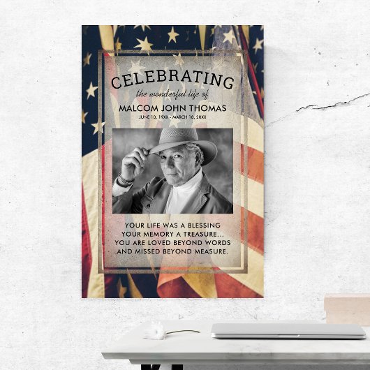 ライフ セレブレーション 愛国的な写真 記念碑 ポスター