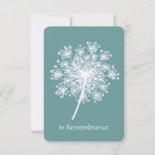 ライフ セレブレーション 招待状 クイーン アン ライス フラワー (正面)