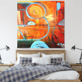 ライフ・バランス キャンバスプリント (インサイチュ (寝室))