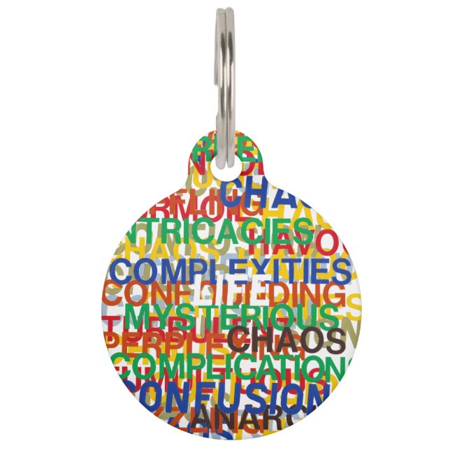 ライフ ペット　ネームタグ (正面)