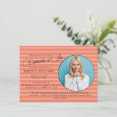 ライフ　ミニマリスト　　お祝いの案内 招待状 (スタンド正面)