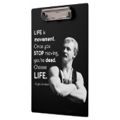 ライフ – ユーゲンサンドーボディビル やる気を起こさせる クリップボード (左)