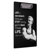 ライフ – ユーゲンサンドーボディビル やる気を起こさせる クリップボード (右)