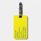 ライフ ラゲッジタグ (裏面縦)