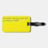 ライフ ラゲッジタグ (裏面横)