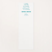 ライフ·ラブ·ヨガシスターズ，オレゴンヨガマット-ティール（緑がかった色） ヨガマット (正面)