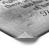 ライフ・リバティ・ハピネス – ジェファーソン引用文-プリント ポスター (角)