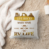 ライフ·ロック·ザ·ユア·ホーム転が装飾用クッション クッション (ブランケット)