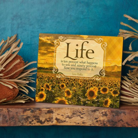 ライフ – 反応 フォトプラーク (側面)