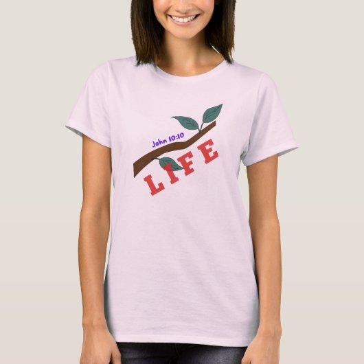ライフ – 女性Tシャツ Tシャツ (正面)