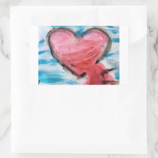 ライフ 長方形シール (バッグ)