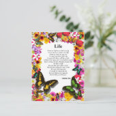 ライフ – Flower Garden ポストカード (スタンド正面)