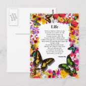 ライフ – Flower Garden ポストカード (正面/裏面)
