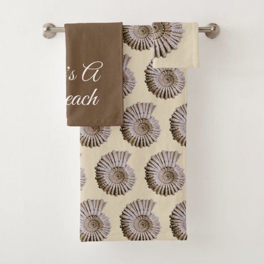 ライフAビーチスパイラルタンシーシェル バスタオルセット (インサイチュ)