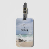 ライフAビーチ荷札 ラゲッジタグ (正面縦)