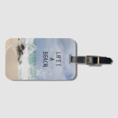 ライフAビーチ荷札 ラゲッジタグ (正面横)
