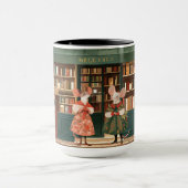 ライフinネズミタウン – ブックラバーズチットチャット マグカップ (中央)