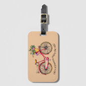 ライフ's 楽しむ a Growney, 2012.ライド – フラワーバイク ラゲッジタグ (正面縦)