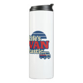 ライフVANtasticレッドクリームブルー版 タンブラー (回転左)