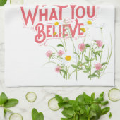 ライブあなた信じ引用文紫優美フローラ キッチンタオル (折り畳み)