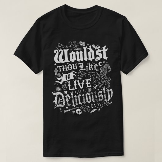 ライブおいしくヴィンテージ動揺してコテージコアW Tシャツ (デザイン正面)