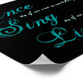 ライブで踊る… ポスター (角)