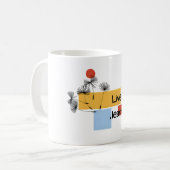 ライブとマ学グ コーヒーマグカップ (正面左)