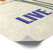 ライブとライブ(リカバリ引用文) ポスター (角)