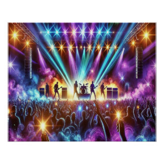 🎸ライブの電気エネルギーを持ち込む ポスター