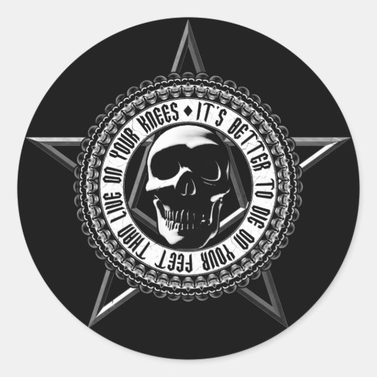 ライブまたはダイスカルシール ラウンドシール (正面)