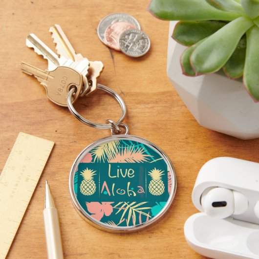 ライブアロハトロピカラフルカル キーホルダー (デスク)