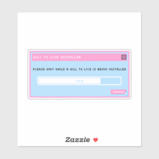 ライブインストーラのステッポップ・アートのカーの意志 シール