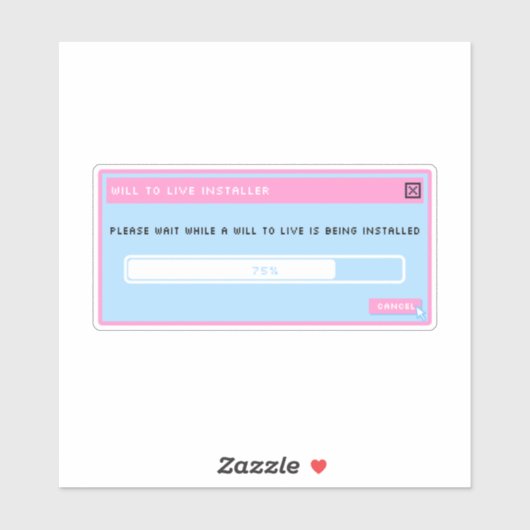 ライブインストーラのステッポップ・アートのカーの意志 シール (シート)