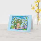 ライブイン調和_Greeting カード (黄色い花)