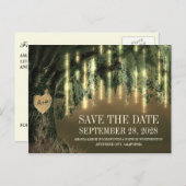 ライブオークスペインのの木の苔は日付カードを保存 案内ポストカード (正面/裏面)