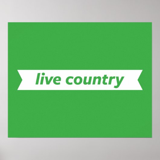 ライブカントリー ポスター (正面)