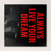 ライブザドリームボディビルトレーニングフィットネス ジグソーパズル (横)