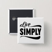 ライブシンプルタイポグラフィ 缶バッジ (正面&裏面)