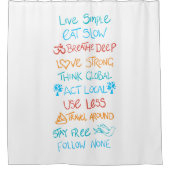 ライブシンプル2 シャワーカーテン (正面)