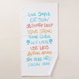 ライブシンプル2 バスタオル