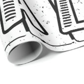 ライブジャズ書道幻影ロゴレタリング ラッピングペーパー (ロールコーナー)