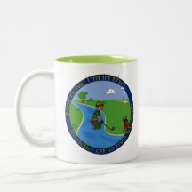 ライブストリームゴルフツートーンコーヒーマグ