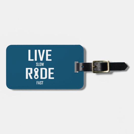 ライブスローライドファーストサイクリング ラゲッジタグ (正面横)
