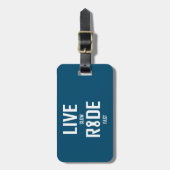 ライブスローライドファーストサイクリング ラゲッジタグ (正面縦)