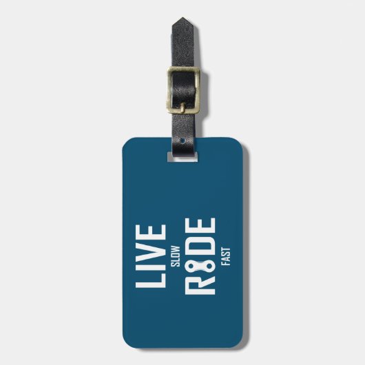 ライブスローライドファーストサイクリング ラゲッジタグ (正面縦)